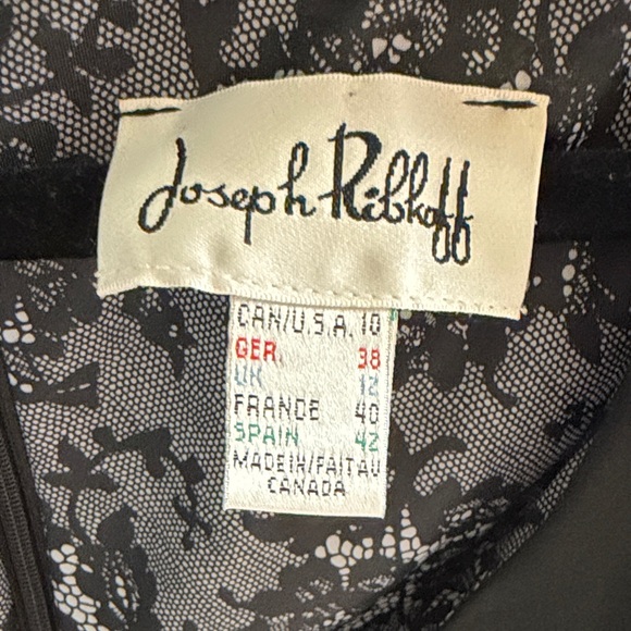 Joseph Elegant Black Sleeveless Midi Dress - Picture 2 of 2